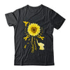 Sunflower Hummingbird Elephant Childhood Cancer Awareness Shirt & Tank Top | siriusteestore