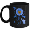 Sunflower Hummingbird Elephant Colon Cancer Awareness Mug | siriusteestore