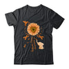 Sunflower Hummingbird Elephant Leukemia Cancer Awareness Shirt & Tank Top | siriusteestore