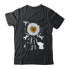 Sunflower Hummingbird Elephant Lung Cancer Awareness Shirt & Tank Top | siriusteestore