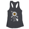 Sunflower Hummingbird Elephant Lung Cancer Awareness Shirt & Tank Top | siriusteestore