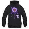 Sunflower Hummingbird Elephant Lupus Awareness Shirt & Tank Top | siriusteestore