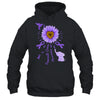 Sunflower Hummingbird Elephant Pancreatic Cancer Awareness Shirt & Tank Top | siriusteestore