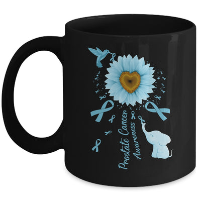 Sunflower Hummingbird Elephant Prostate Cancer Awareness Mug | siriusteestore