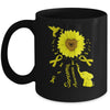 Sunflower Hummingbird Elephant Sarcoma Awareness Mug | siriusteestore