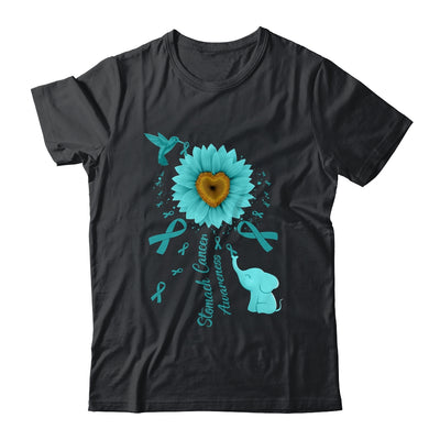 Sunflower Hummingbird Elephant Stomach Cancer Awareness Shirt & Tank Top | siriusteestore