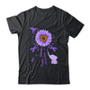 Sunflower Hummingbird Elephant Trigeminal Neuralgia Awareness Shirt & Tank Top | siriusteestore