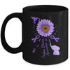 Sunflower Hummingbird Elephant Trigeminal Neuralgia Awareness Mug | siriusteestore