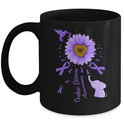 Sunflower Hummingbird Elephant Trigeminal Neuralgia Awareness Mug | siriusteestore