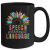Sunflower Speech Therapy SLP Speech Language Pathologist Mug | siriusteestore
