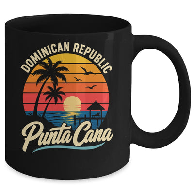 Sunset Punta Cana Beach Souvenir Dominican Republic Retro Mug | siriusteestore
