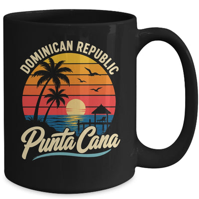 Sunset Punta Cana Beach Souvenir Dominican Republic Retro Mug | siriusteestore