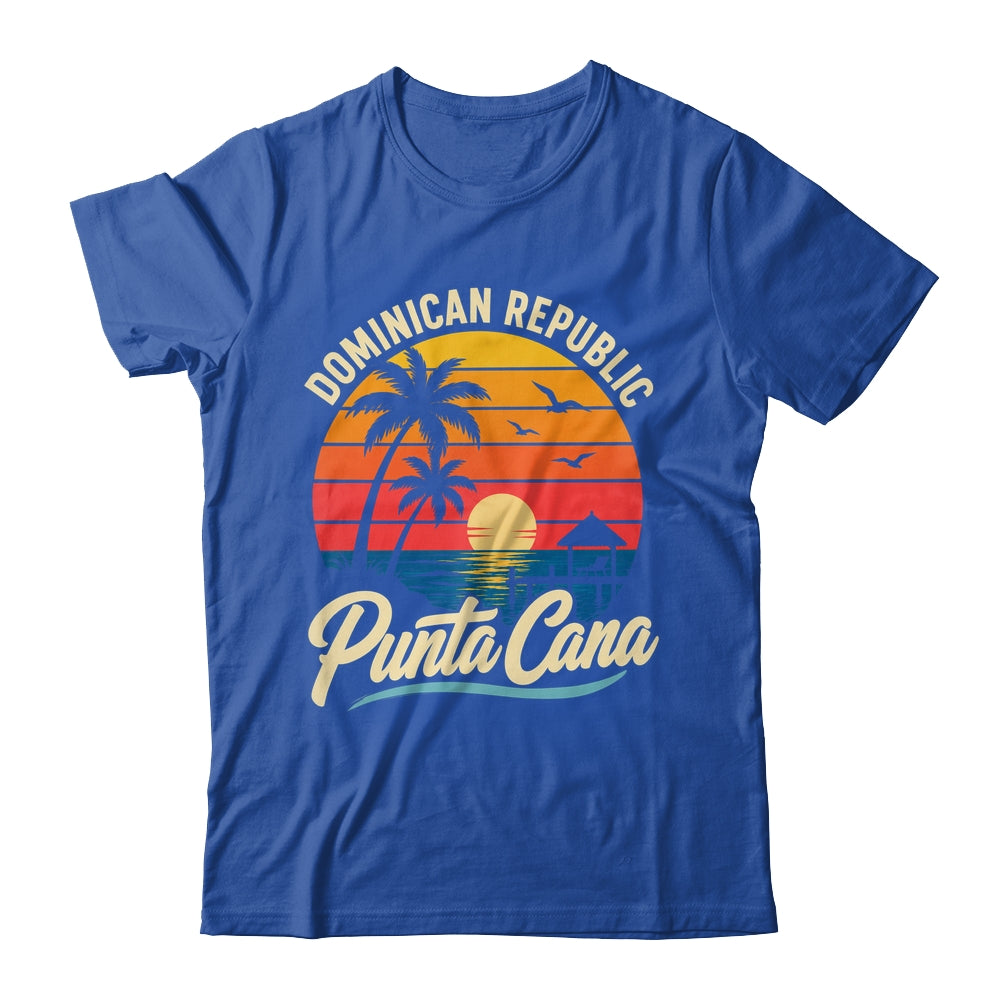 Sunset Punta Cana Beach Souvenir Dominican Republic Retro Shirt & Tank Top | siriusteestore