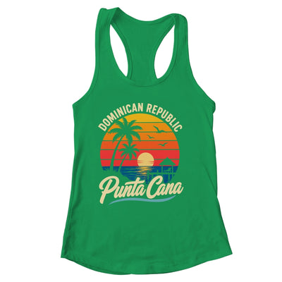 Sunset Punta Cana Beach Souvenir Dominican Republic Retro Shirt & Tank Top | siriusteestore