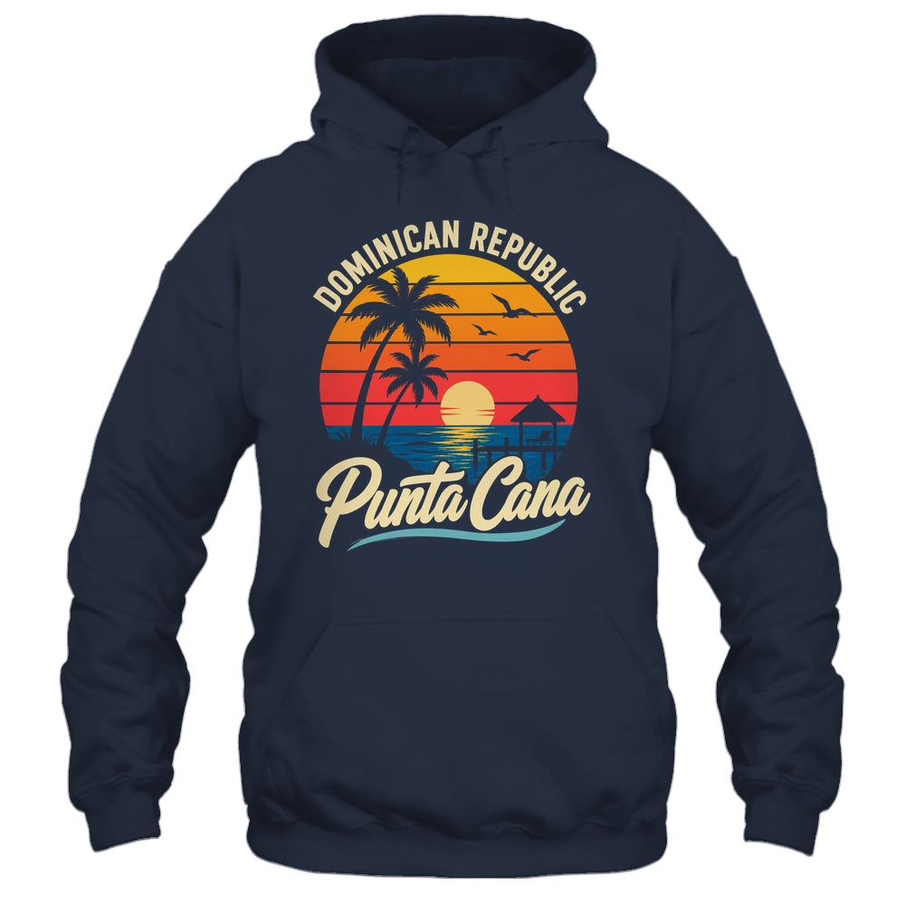 Sunset Punta Cana Beach Souvenir Dominican Republic Retro Shirt & Tank Top | siriusteestore