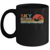 Sunset Skydiving Art Men Women Skydive Sky Diving Skydiver Mug | siriusteestore
