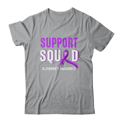 Support Squad Alzheimer's Awareness Purple Ribbon Shirt & Hoodie | siriusteestore