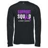 Support Squad Alzheimer's Awareness Purple Ribbon Shirt & Hoodie | siriusteestore