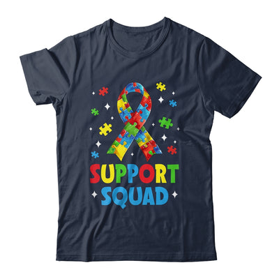 Support Squad Autism Awareness Month Ribbon Men Women Kids Shirt & Tank Top | siriusteestore