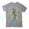 Support Squad Autism Awareness Month Ribbon Men Women Kids Shirt & Tank Top | siriusteestore