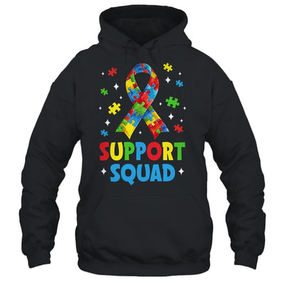 Support Squad Autism Awareness Month Ribbon Men Women Kids Shirt & Tank Top | siriusteestore