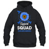 Support Squad Colon Cancer Awareness Sunflower Hummingbird Shirt & Tank Top | siriusteestore
