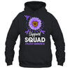 Support Squad Epilepsy Awareness Sunflower Hummingbird Shirt & Tank Top | siriusteestore
