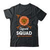 Support Squad Kidney Cancer Awareness Sunflower Hummingbird Shirt & Tank Top | siriusteestore