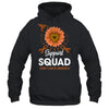 Support Squad Kidney Cancer Awareness Sunflower Hummingbird Shirt & Tank Top | siriusteestore
