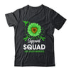 Support Squad Liver Cancer Awareness Sunflower Hummingbird Shirt & Tank Top | siriusteestore