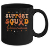 Support Squad Orange Ribbon Leukemia Awareness Blood Cancer Mug | siriusteestore