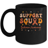 Support Squad Orange Ribbon Leukemia Awareness Blood Cancer Mug | siriusteestore
