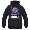 Support Squad Pancreatic Cancer Awareness Sunflower Hummingbird Shirt & Tank Top | siriusteestore