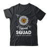Support Squad Parkinson's Disease Awareness Sunflower Hummingbird Shirt & Tank Top | siriusteestore
