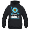 Support Squad Prostate Cancer Awareness Sunflower Hummingbird Shirt & Tank Top | siriusteestore