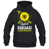 Support Squad Sarcoma Awareness Sunflower Hummingbird Shirt & Tank Top | siriusteestore