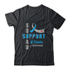 Support Squad T1d T2D Diabetes Awareness Blue Grey Ribbon Shirt & Hoodie | siriusteestore