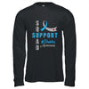 Support Squad T1d T2D Diabetes Awareness Blue Grey Ribbon Shirt & Hoodie | siriusteestore