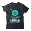Support Squad Trigeminal Neuralgia Awareness Sunflower Hummingbird Shirt & Tank Top | siriusteestore
