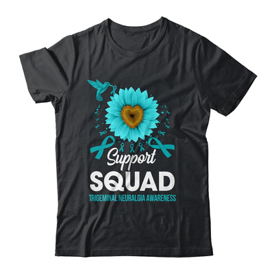 Support Squad Trigeminal Neuralgia Awareness Sunflower Hummingbird Shirt & Tank Top | siriusteestore