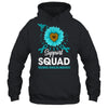 Support Squad Trigeminal Neuralgia Awareness Sunflower Hummingbird Shirt & Tank Top | siriusteestore