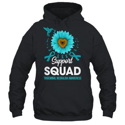 Support Squad Trigeminal Neuralgia Awareness Sunflower Hummingbird Shirt & Tank Top | siriusteestore