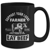 Support Your Local Farmer For Men Women Cow Farmer Mug | siriusteestore