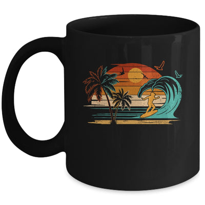 Surf Art For Men Women Beach Surfer Hawaiian Wave Surfing Mug | siriusteestore