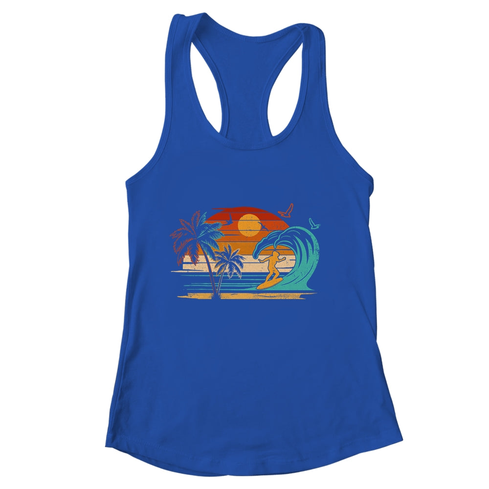 Surf Art For Men Women Beach Surfer Hawaiian Wave Surfing Shirt & Tank Top | siriusteestore