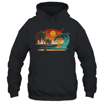 Surf Art For Men Women Beach Surfer Hawaiian Wave Surfing Shirt & Tank Top | siriusteestore