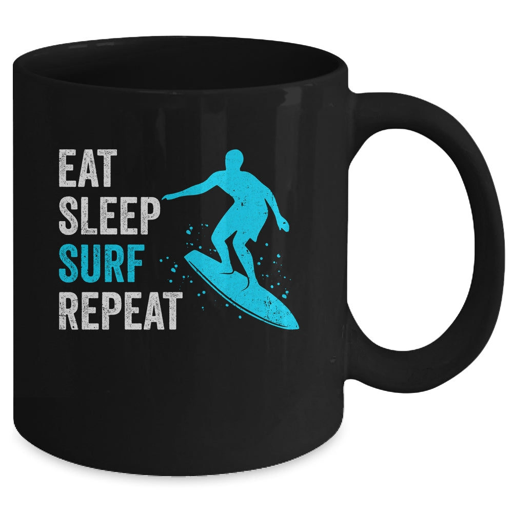 Surf Design For Men Women Surfing Beach Surfboard Surfer Mug | siriusteestore