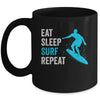 Surf Design For Men Women Surfing Beach Surfboard Surfer Mug | siriusteestore