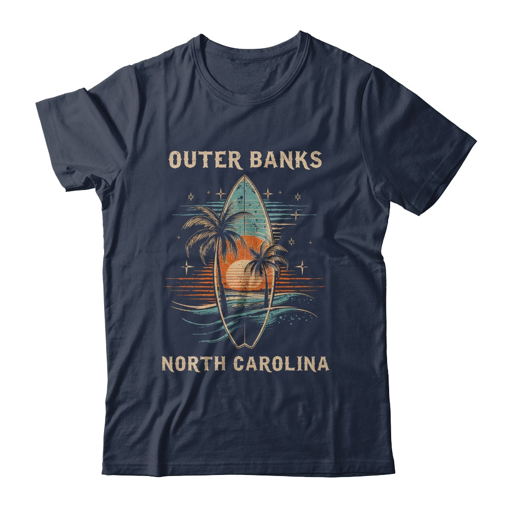 Surfboarder Outer Banks North Carolina Surf Board Surfing Surfer Shirt & Tank Top | siriusteestore