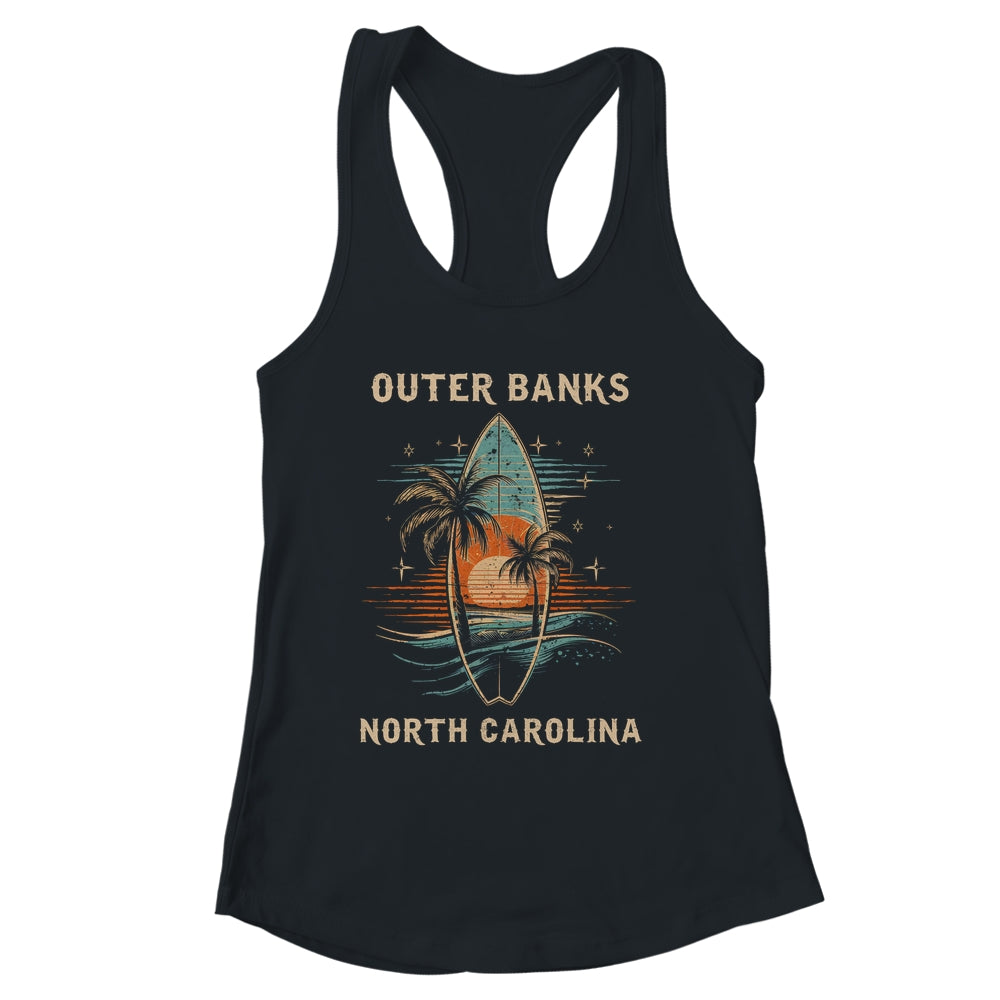 Surfboarder Outer Banks North Carolina Surf Board Surfing Surfer Shirt & Tank Top | siriusteestore